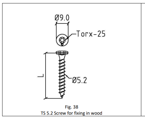 Infästningspaket till Entrétak